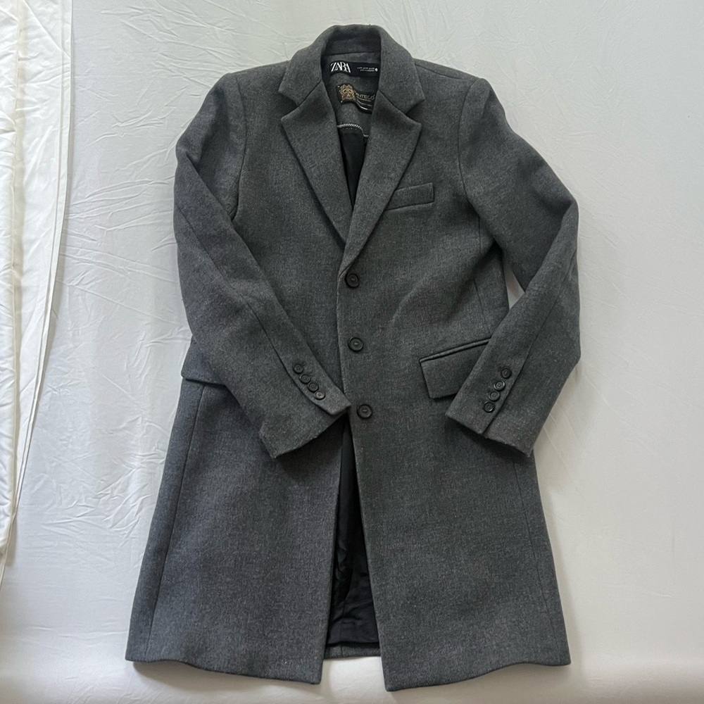 ZARA Grey Wool Coat